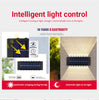 Set 2 lampi solare de perete cu iluminare sus si jos 10 leduri - Auros