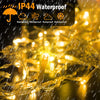 Instalatie de Craciun liniara, pentru exterior, 500 led-uri, 50m, diverse culori, IP44 - Auros