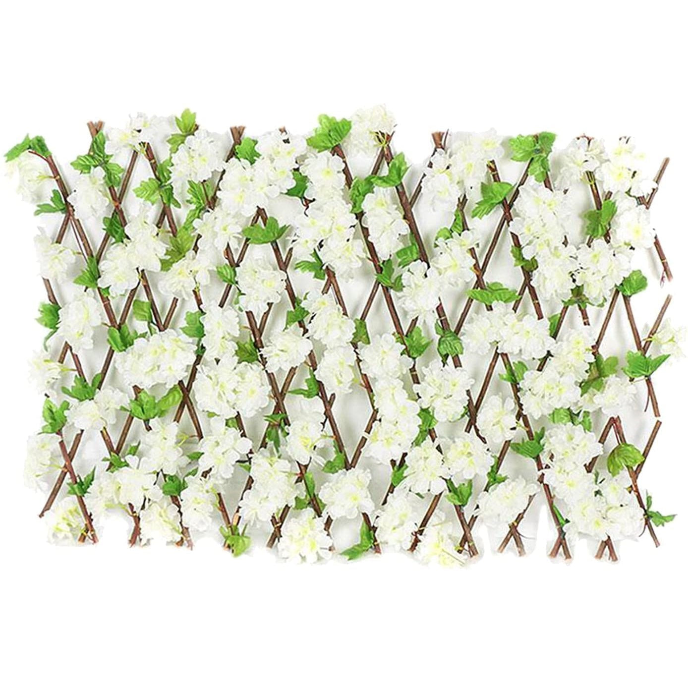 Gard viu artificial extensibil, vesnic verde, 220x70 sau 120x120