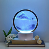 Lampa decorativa tip clepsidra, nisipuri miscatoare, Moving Sand Art - Auros