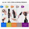 Set tirbuson electric, cu 4 accesorii - Auros