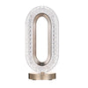 Lampa Diamond Crystal LED cu 3 temperaturi de culoare, alb rece, alb cald, neutru, culoare auriu - Auros