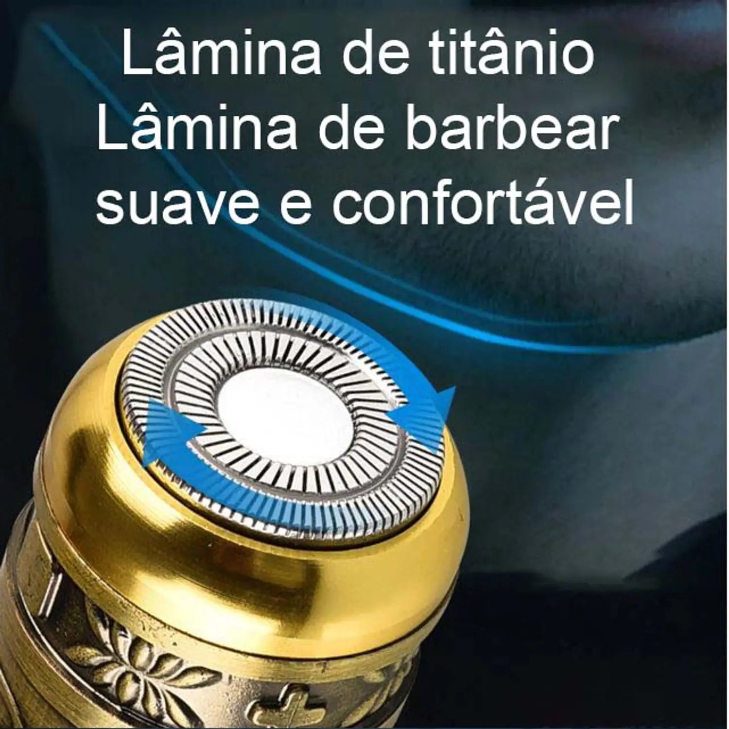 Trimmer Facial HW-T8 SIKS, Putere 3W, Reincarcabil, Perie Curatare Inclusa, Auriu - Auros
