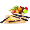Set de bucatarie alcatuit din 6 piese otel inoxidabil, Cutite, foarfeca, decojitor ceramic