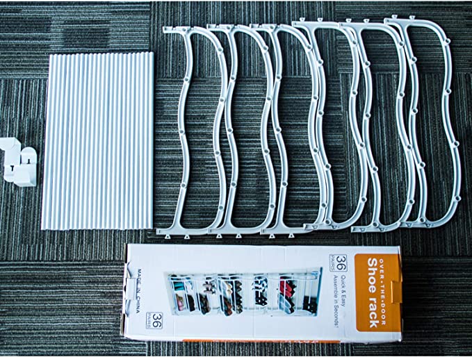 Etajera de pantofi pentru usa - 36 perechi 180x52x17 - Auros