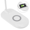 Veioza LED cu functie de incarcare wireless pentru telefon