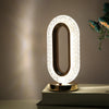 Lampa Diamond Crystal LED cu 3 temperaturi de culoare, alb rece, alb cald, neutru, culoare auriu - Auros