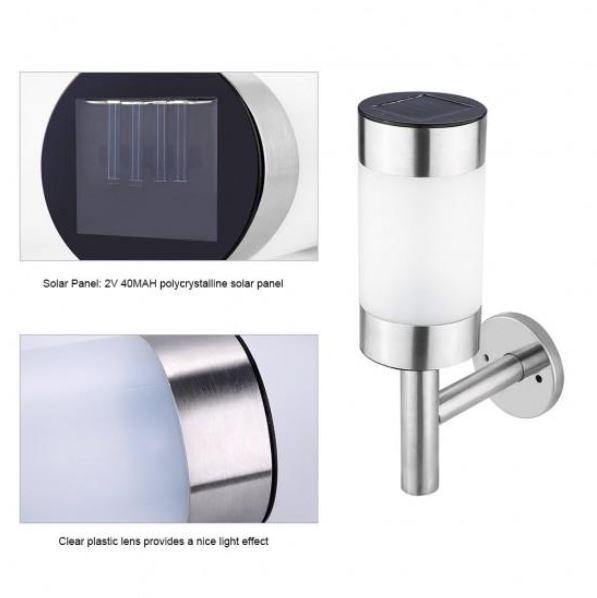 Lampa solara ecologica cu senzor de lumina, 25 x 14.5 cm