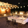 Ghirlanda solara cu 10 becuri Led Filament incluse, 2W, 3000K, IP65 lumina calda - Auros