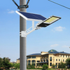 Lampa solara stradala LED SMD, cu panou solar, telecomanda si brat montare, Putere: 300W-400W