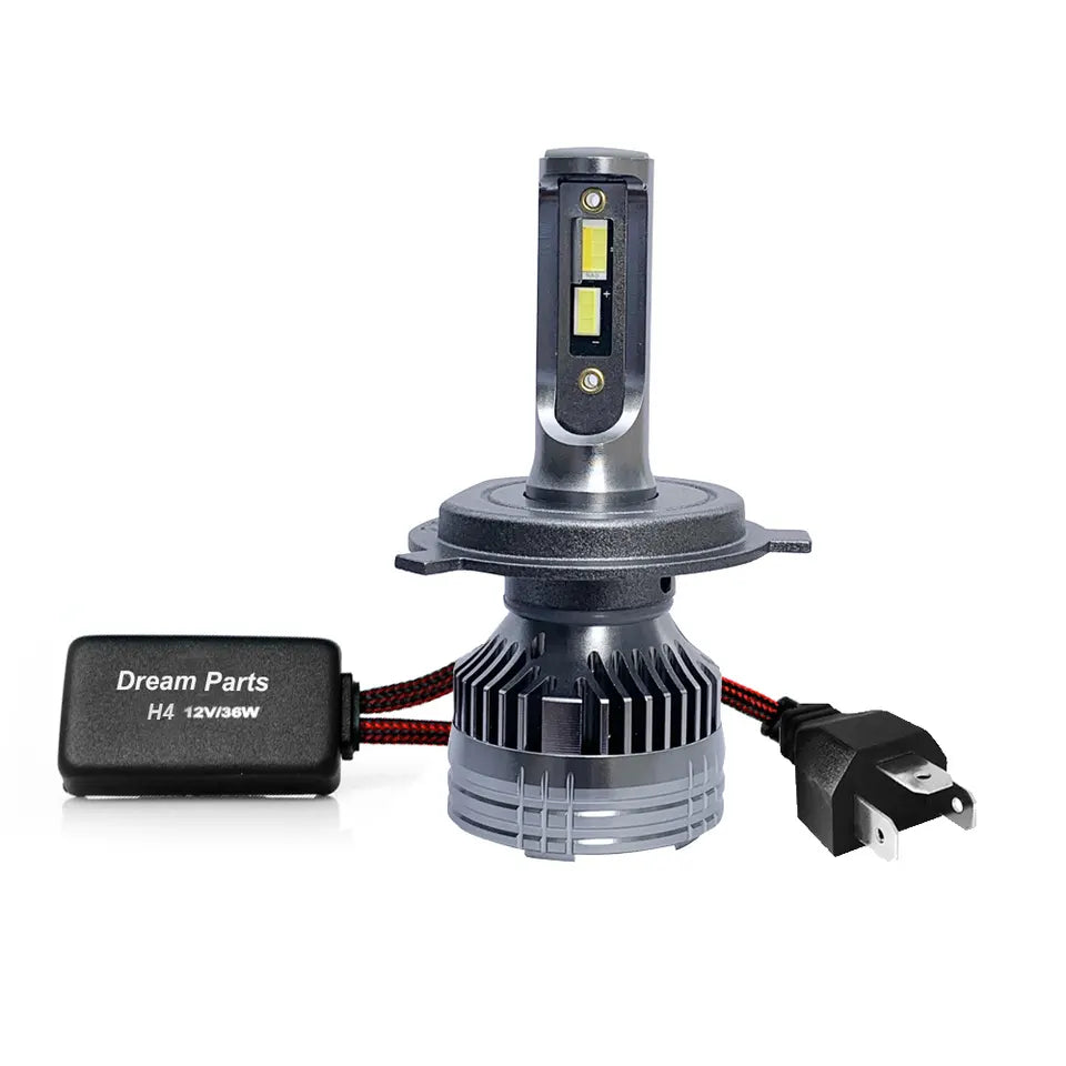 Set 2 becuri H4 Led canbus 100W,15000 lumeni - Auros