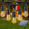 Ghirlanda solara cu 10 becuri Led Filament incluse, 2W, 3000K, IP65 lumina calda - Auros