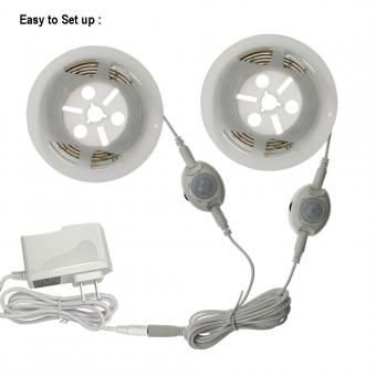 Kit banda led RGB cu 2 senzori programabili Iluminare pat - Auros
