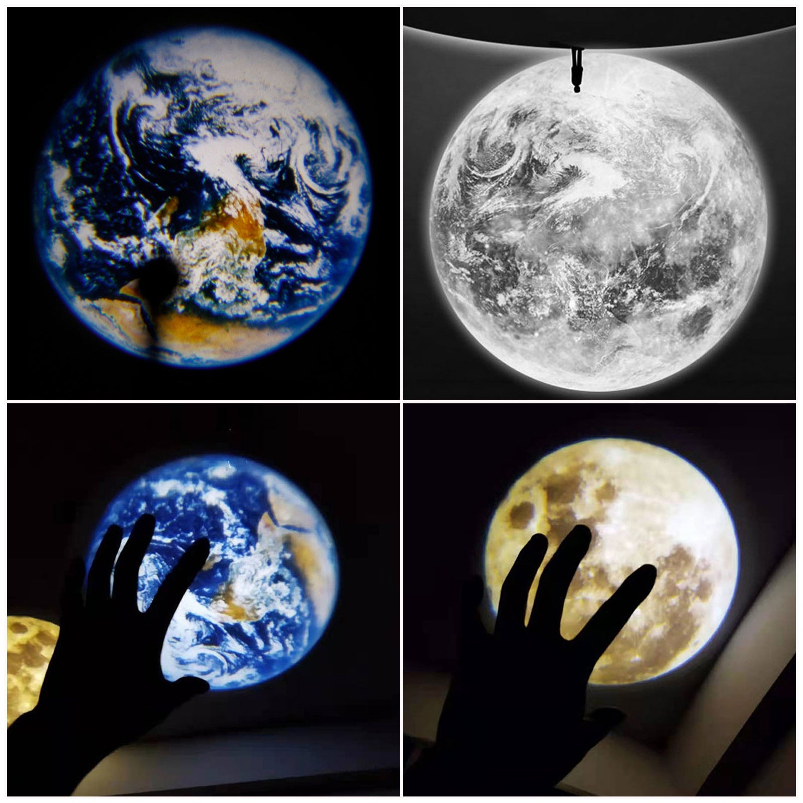 Lampa proiector Luna/pamant, pentru interior cu led 3W - Auros
