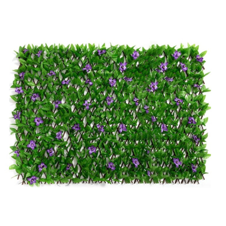 Gard viu artificial extensibil, vesnic verde, 220x70 sau 120x120