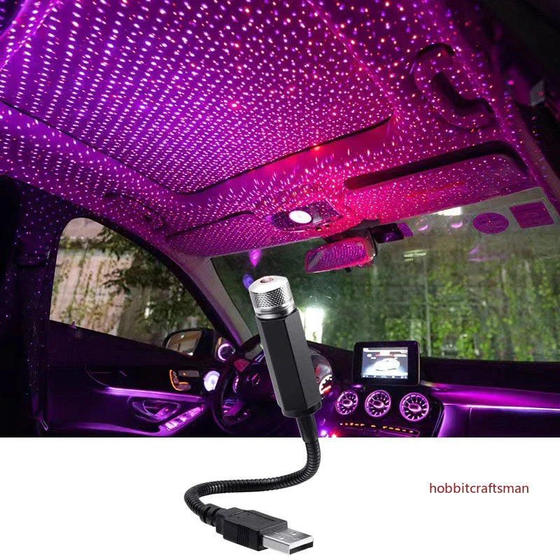 Proiector laser cu cer de noapte USB verde - Auros