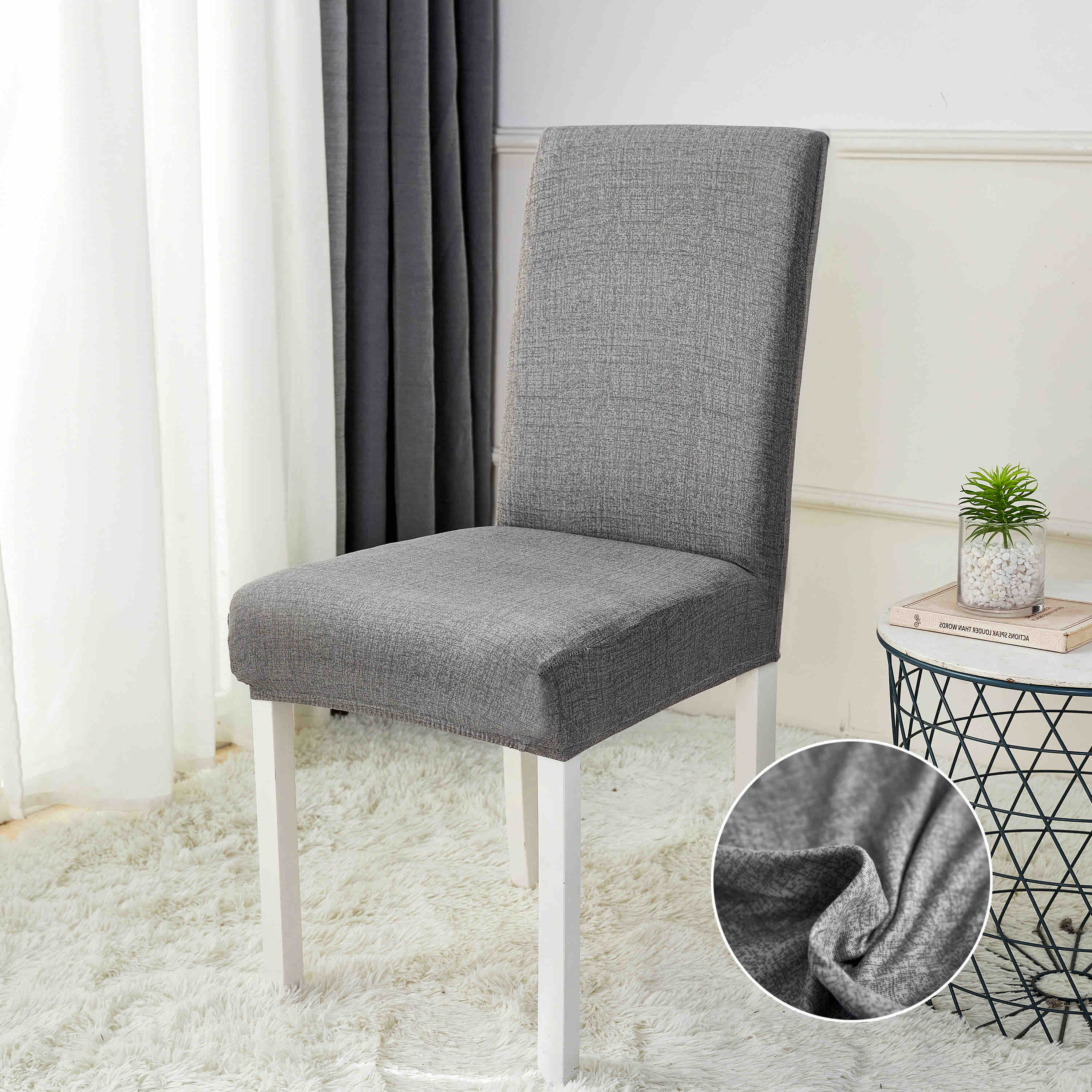 Set 6 huse universale, elastice, pentru scaun - Auros