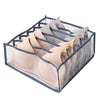 Set 3 piese organizatoare lenjerie intima pentru sertar, negru - Auros