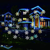 Proiector Laser Snow Flower, imita fulgii de zapada, RGB - Auros