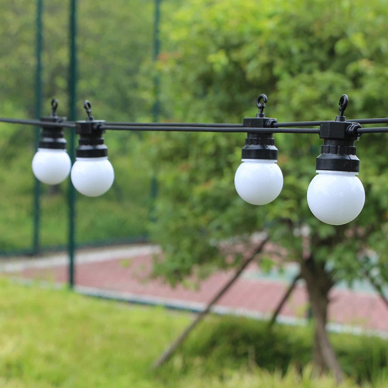 Ghirlanda luminoasa pentru gradina 10m, lumina calda (3000 K), protectie IP44, LED
