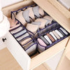 Set 3 piese organizatoare lenjerie intima pentru sertar, negru - Auros