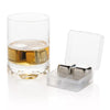 Set 4 cuburi cuburi gheata inox, reutilizabile, nu dilueaza bautura, metalice 2.5 x 2.5 cm - Auros