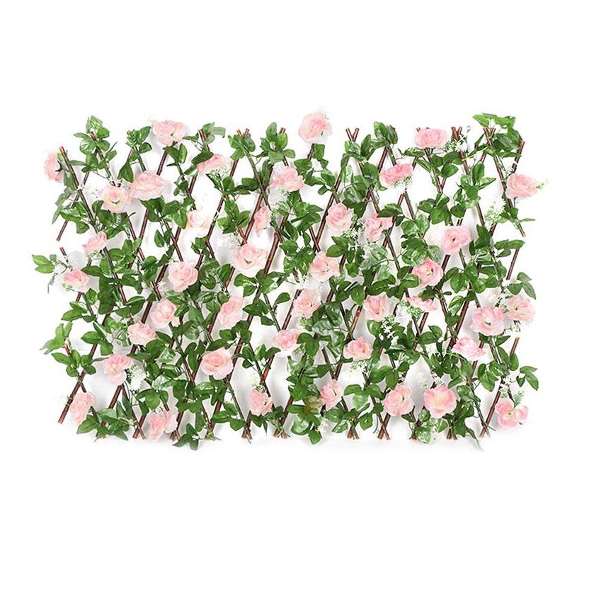Gard viu artificial extensibil, vesnic verde, 220x70 sau 120x120