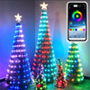 Instalatie Craciun Led-uri RGB, Smart APP, telecomanda, USB, jocuri de lumini in functie de ritm muzica - Auros