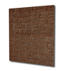 Tapet 3D caramizi maro, auto-adeziv pentru interior, 70 x 77 cm
