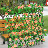 Gard viu artificial extensibil, vesnic verde, 220x70 sau 120x120