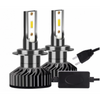 Set 2 becuri LED H7 100 W, 9V-32V, F2 COB, ventilator slim, canbus, 6000K - Auros