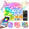 Instalatie Craciun Led-uri RGB, Smart APP, telecomanda, USB, jocuri de lumini in functie de ritm muzica - Auros