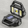 Lanterna solara cu proiector lateral cob si incarcare usb - Auros