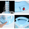 Prelungitor turn / vertical cu 12 Prize 3 porturi USB, 3 Intrerupatoare, alb/albastru, - Auros