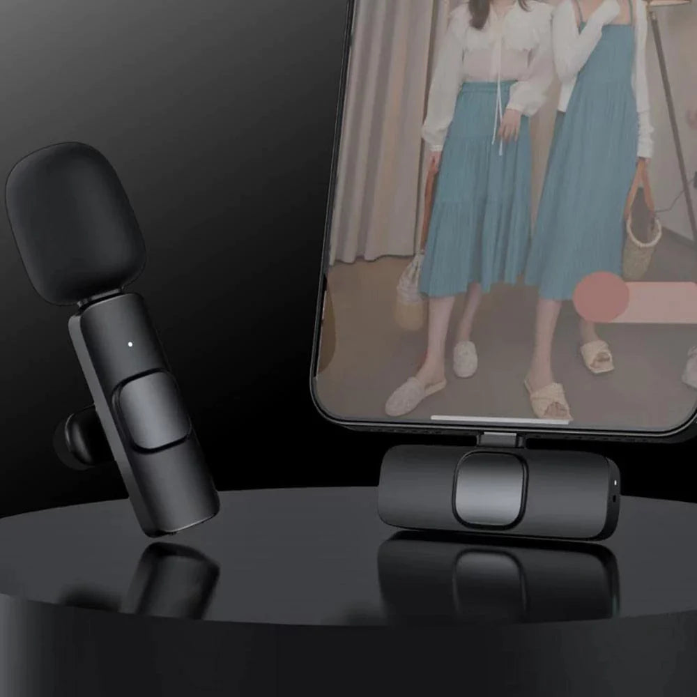 Microfon wireless K8 tip lavaliera, conector USB tip C/iPhone - Auros