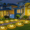 Set 2 lampi solare Led RGB pentru gradina cu doua  moduri de lumina - Auros