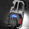 Lanterna LED tip breloc cu dispozitiv spargere geamuri, surubelnite, cheie, deschizator sticle Q-D911 - Auros