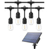 Ghirlanda solara cu 10 becuri Led Filament incluse, 2W, 3000K, IP65 lumina calda - Auros
