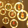 Instalatie LED tip Perdea cu diferite forme pentru Craciun, 4m - Auros