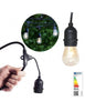 Ghirlanda solara cu 10 becuri Led Filament incluse, 2W, 3000K, IP65 lumina calda - Auros