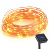 Ghirlanda Luminoasa Solara din Cupru 12M cu 100 MiniLED-uri, 8 Programe, Lumina Calda - Auros
