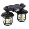 Felinar solar dublu, 192 LED, cu senzor miscare, telecomanda si suport, 30W - Auros
