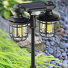 Felinar solar dublu, 192 LED, cu senzor miscare, telecomanda si suport, 30W - Auros