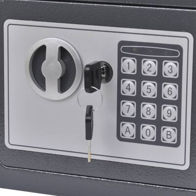 Seif metalic din otel cu inchidere electronica si cheie