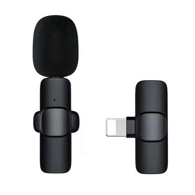 Microfon wireless K8 tip lavaliera, conector USB tip C/iPhone - Auros