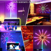 Instalatie artificii LED Smart, RGB, muzica, telecomanda si control din smartphone, multicolor - Auros