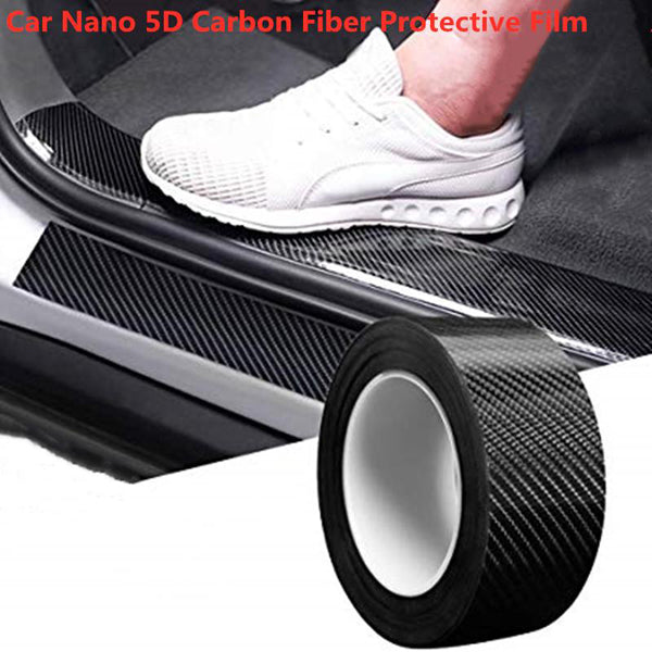 Folie de protectie praguri auto, aspect carbon 3D, rola 5cm x 3m - Auros