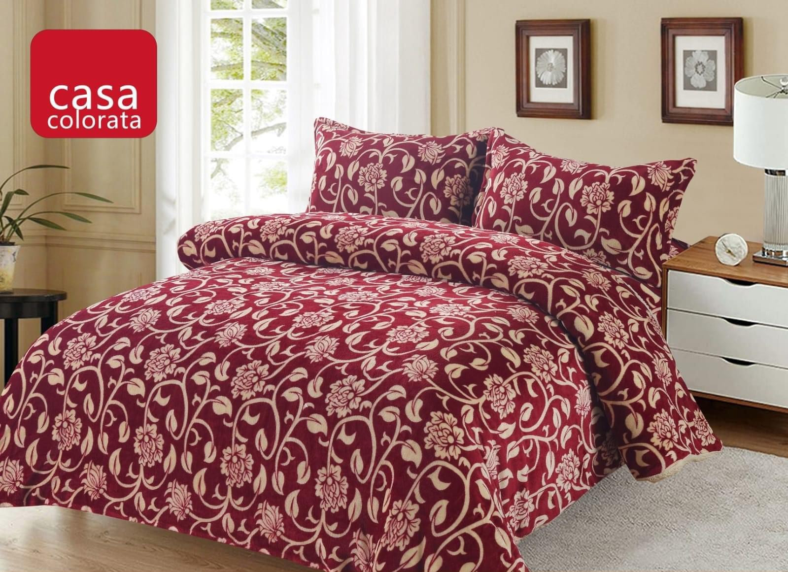 Set Pilota Cocolino groasa cu blanita, 3 Piese, 200x230 cm, 4 Kg - Auros