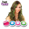 Pudra temporara pentru colorarea parului suvite, 4 culori, Hot Huez - Auros