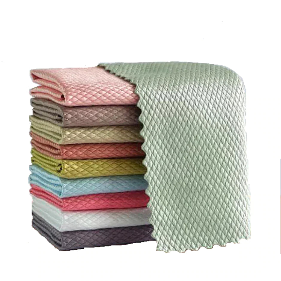 Set 10 lavete microfibra 30 x 30 cm - Auros